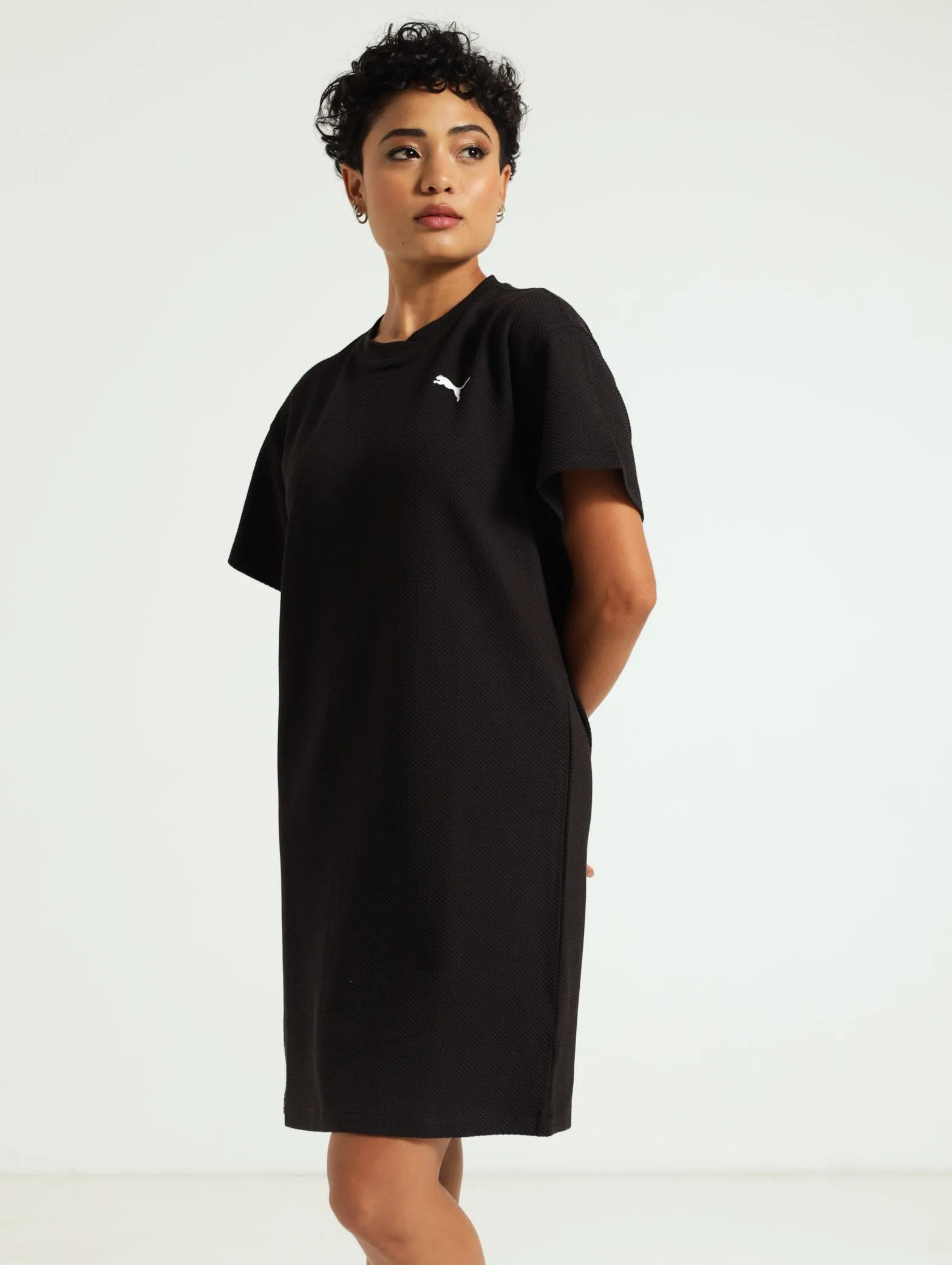 Short Sleeve Dress - Black