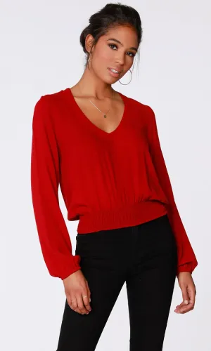 Smocked Waist Blouse