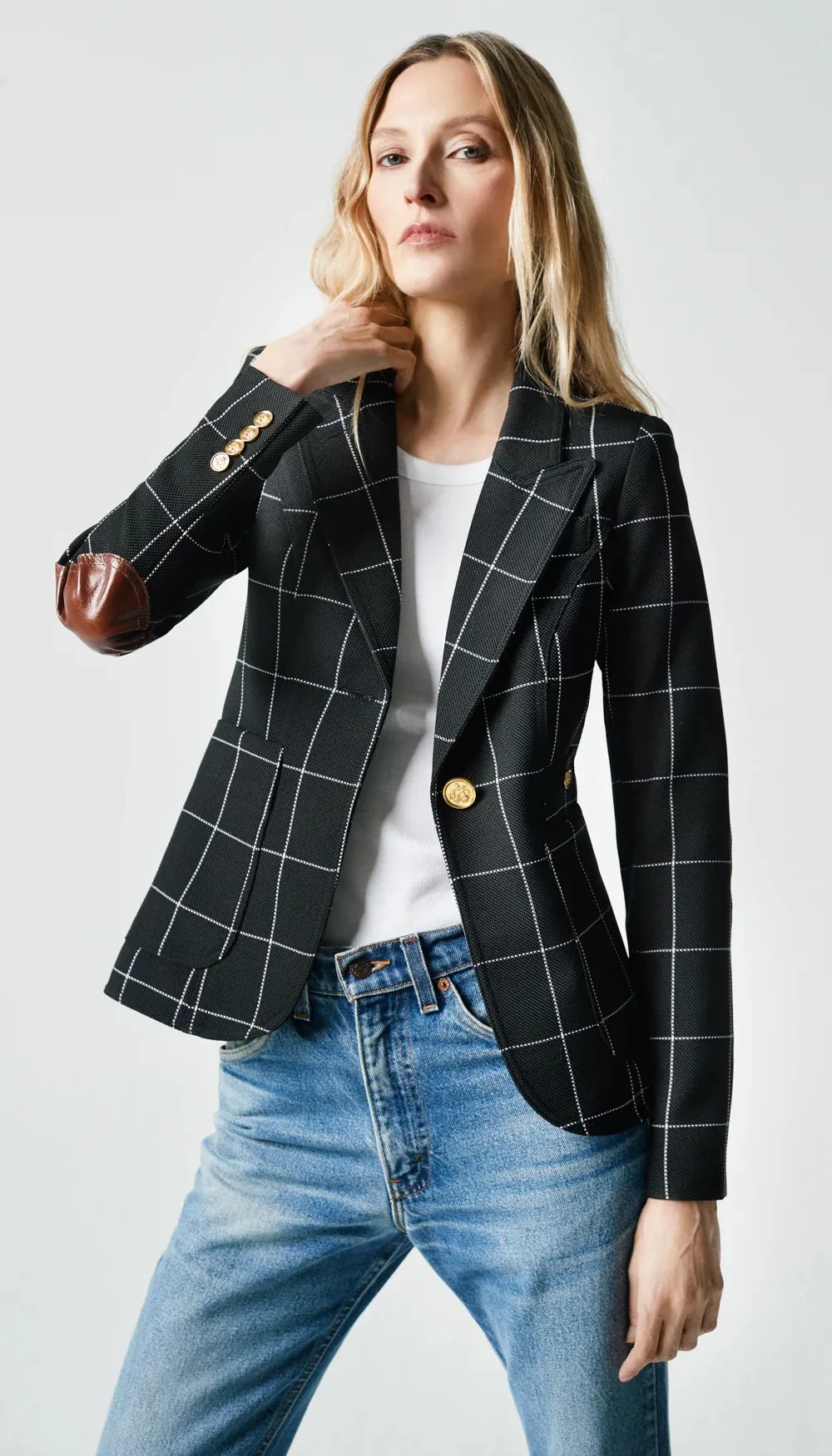 SMYTHE PATCH POCKET DUCHESS BLAZER