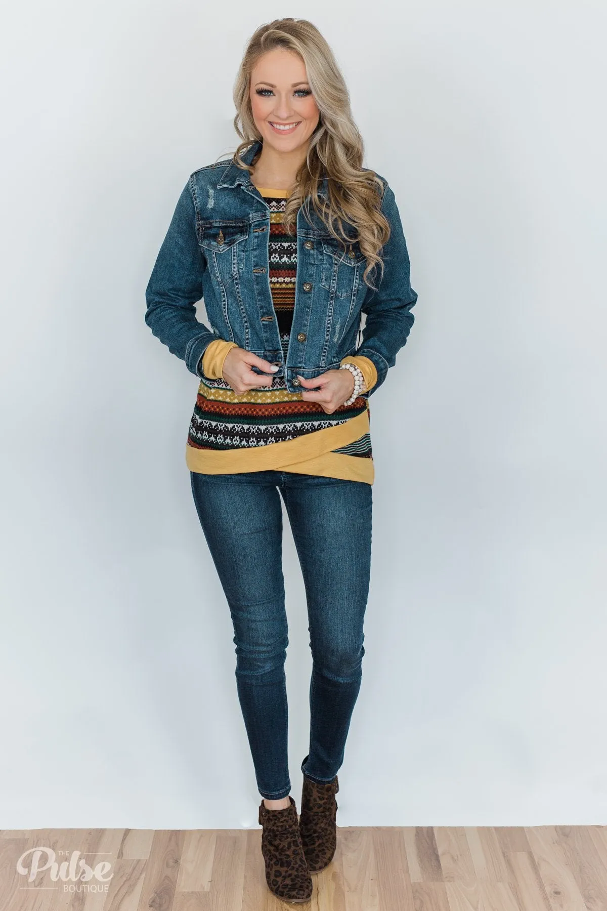 Sneak Peek- Slightly Distressed Jean Jacket