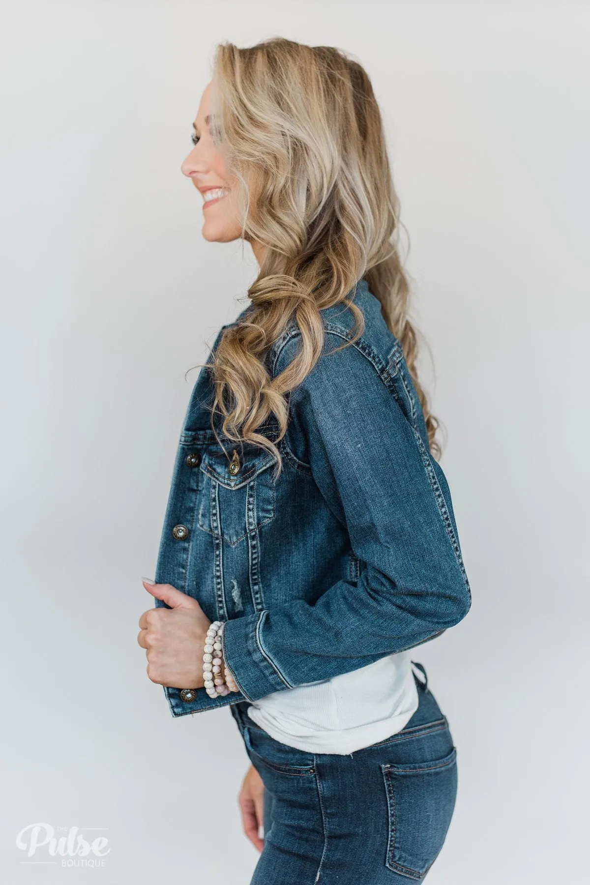 Sneak Peek- Slightly Distressed Jean Jacket
