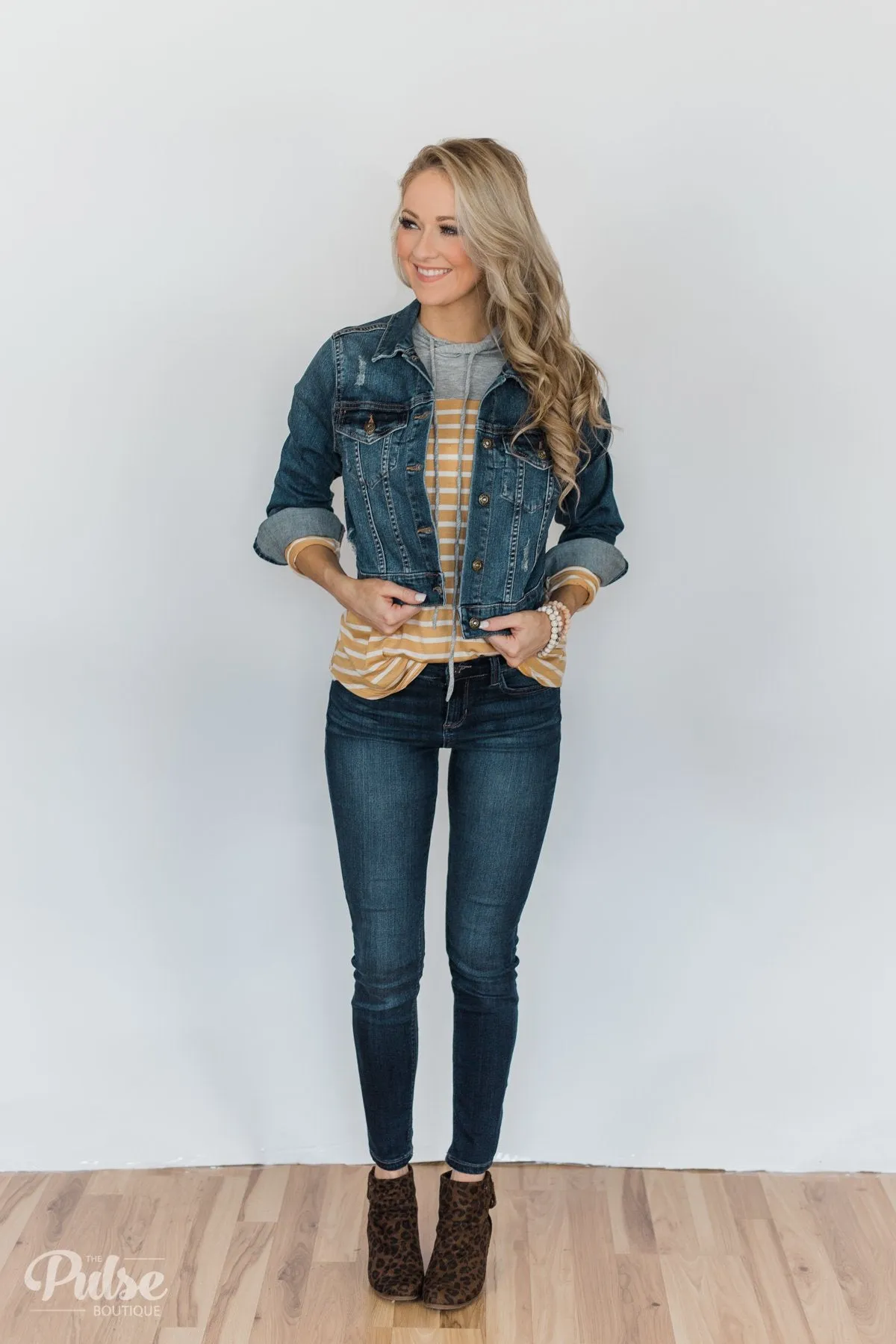 Sneak Peek- Slightly Distressed Jean Jacket