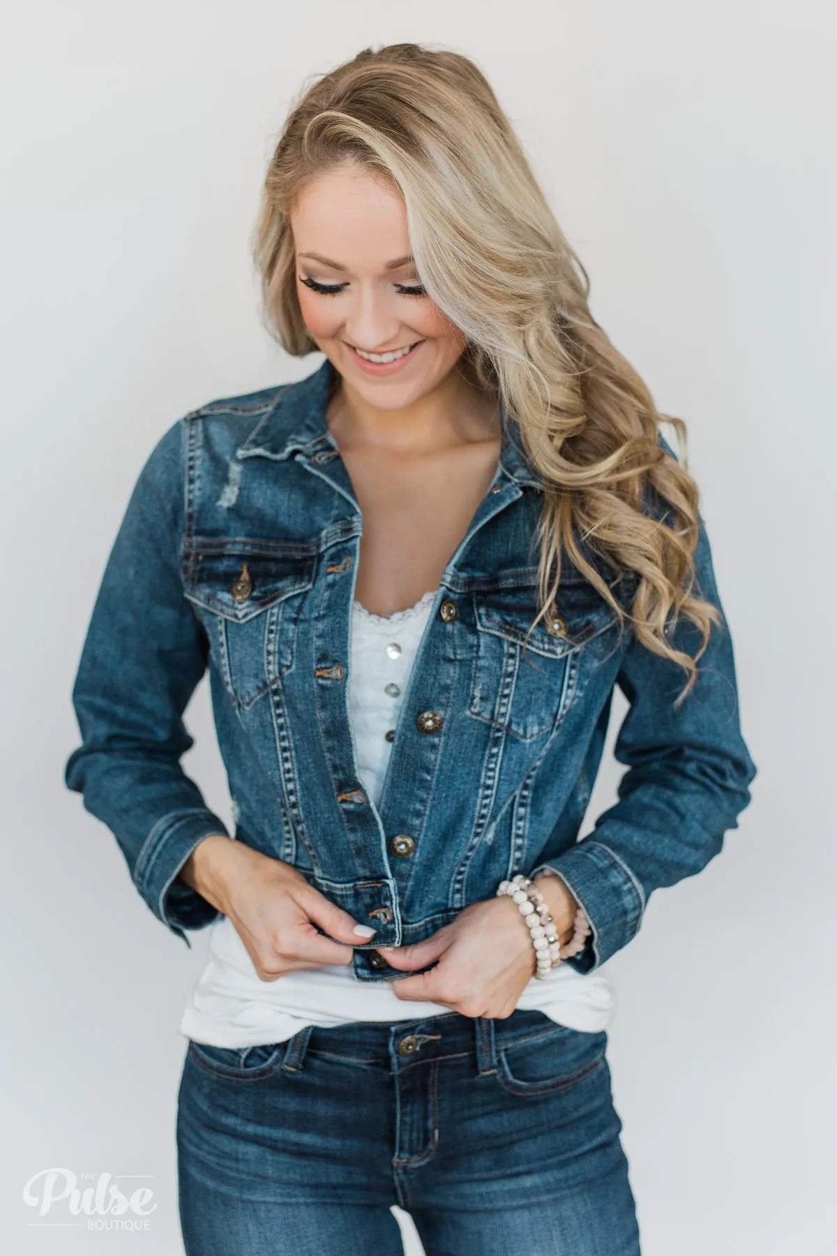 Sneak Peek- Slightly Distressed Jean Jacket
