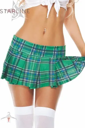 Starline Mini School Girl Plaid Skirt B2521