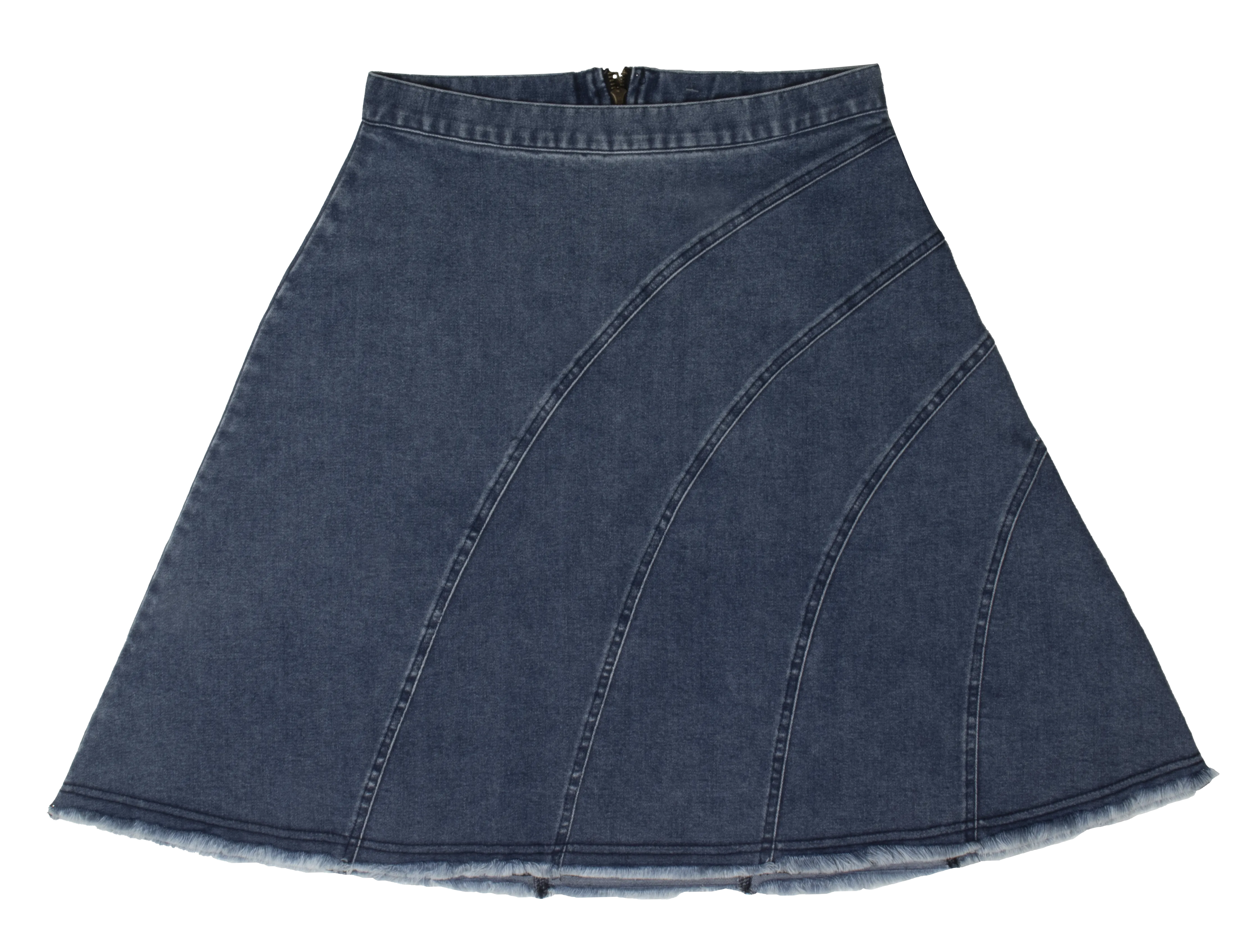 Stitch detail blue skirt by Crew Kids