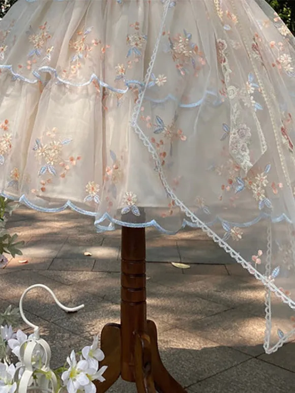 Sweet Lolita Dress Polyester Sleeveless Bride Dress