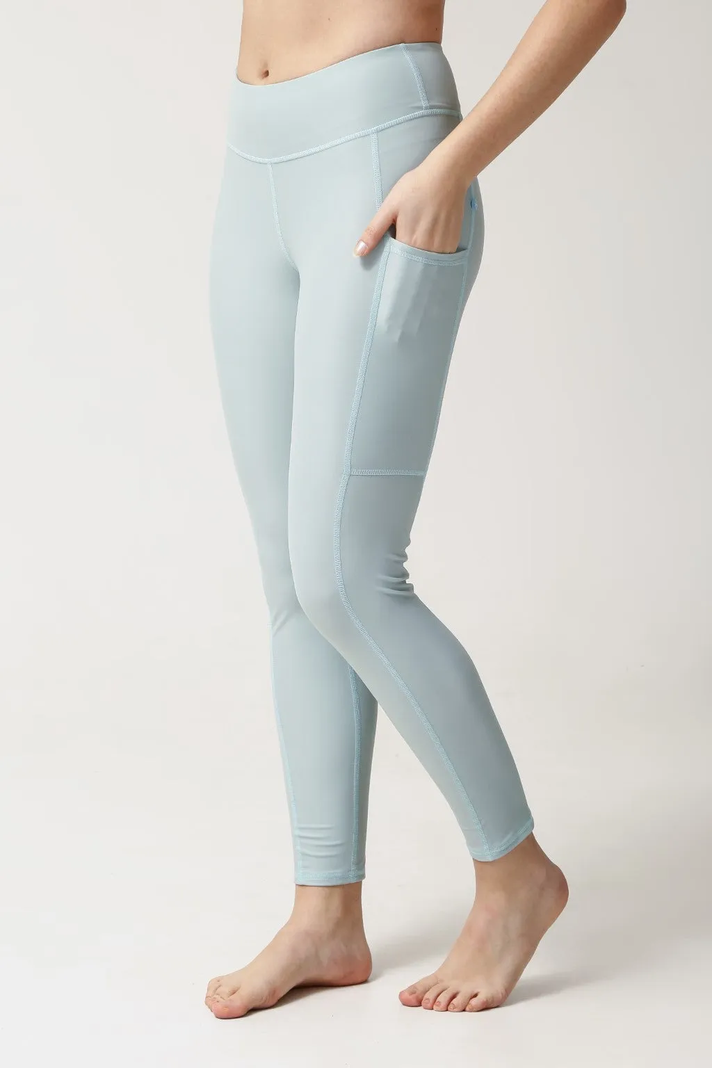 Swim Pocket Tights - Aqua