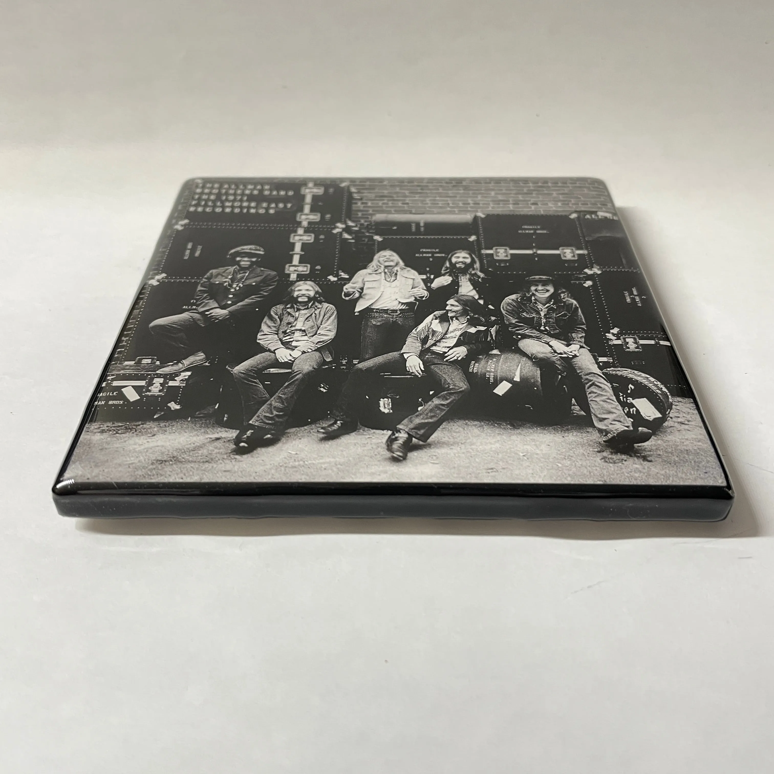 The ALLMAN BROTHERS BAND At Fillmore East Coaster FRONT Cover Ceramic Tile