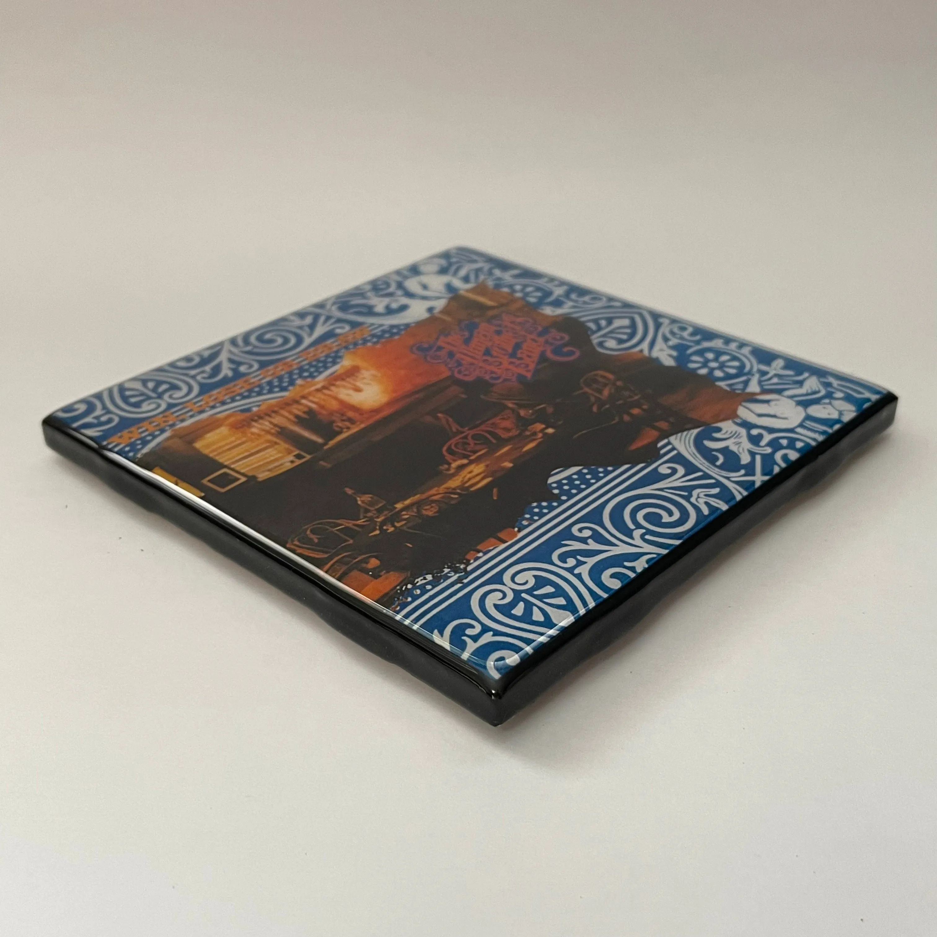 The ALLMAN BROTHERS BAND Win, Lose Or Draw Coaster Custom Ceramic Tile