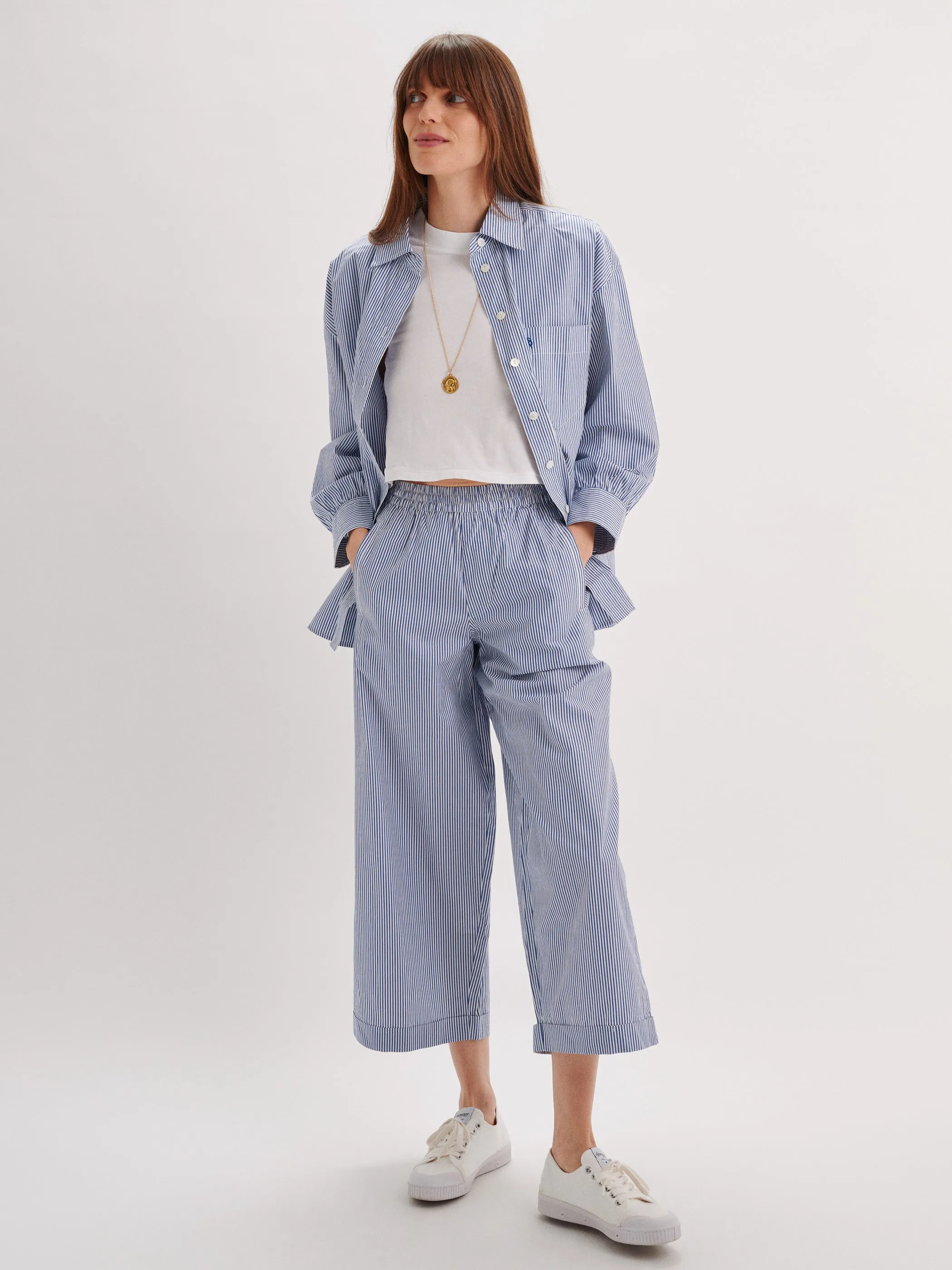 The Finance Pants in Cotton Poplin