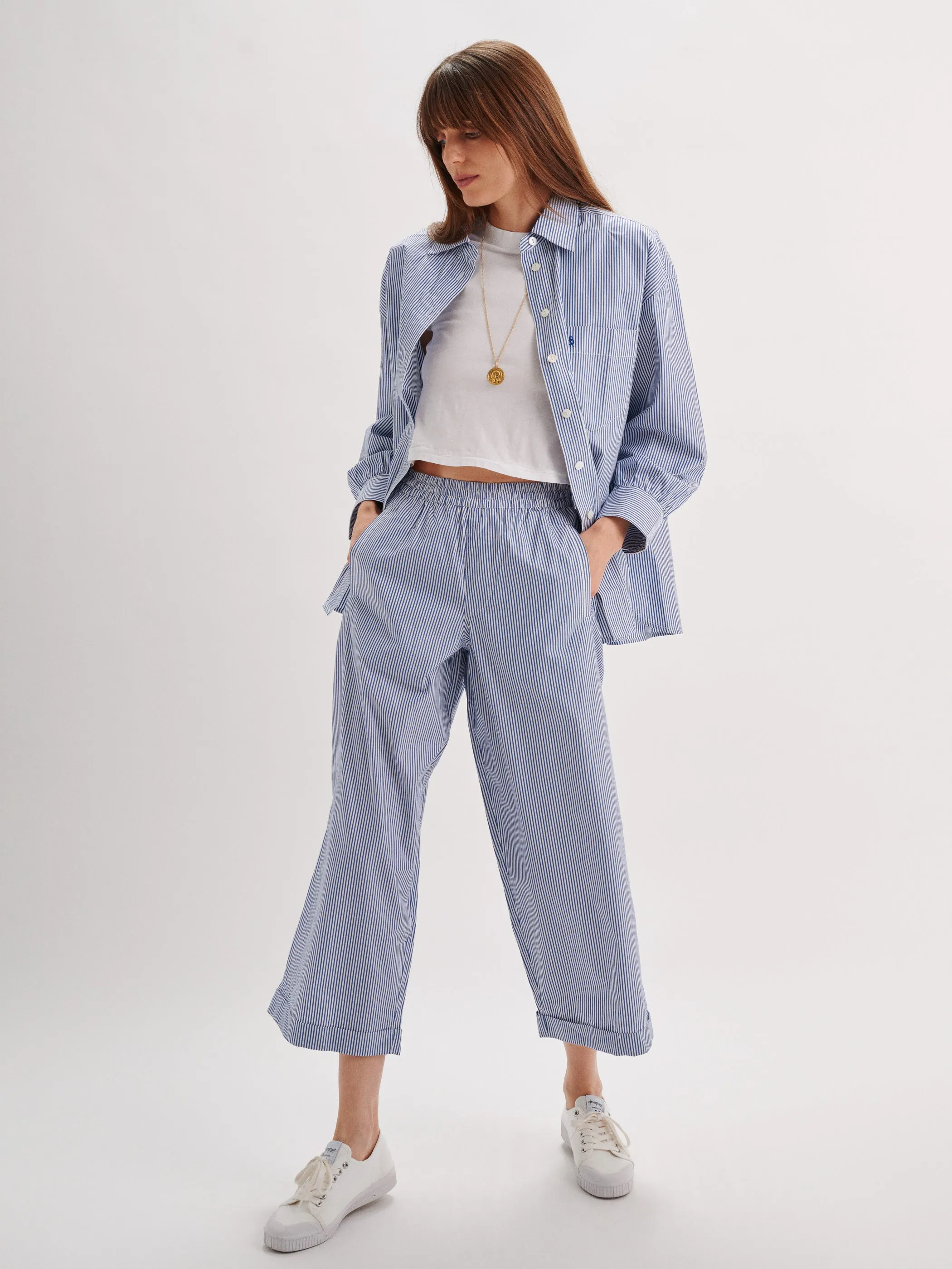 The Finance Pants in Cotton Poplin