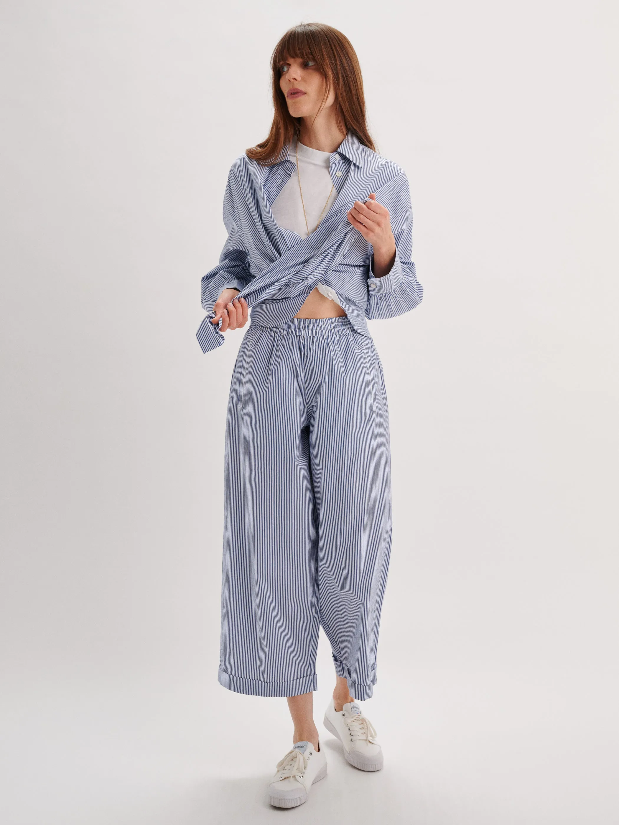 The Finance Pants in Cotton Poplin