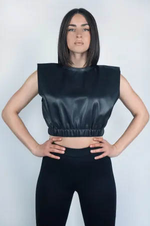 The Leather Muscle Tee