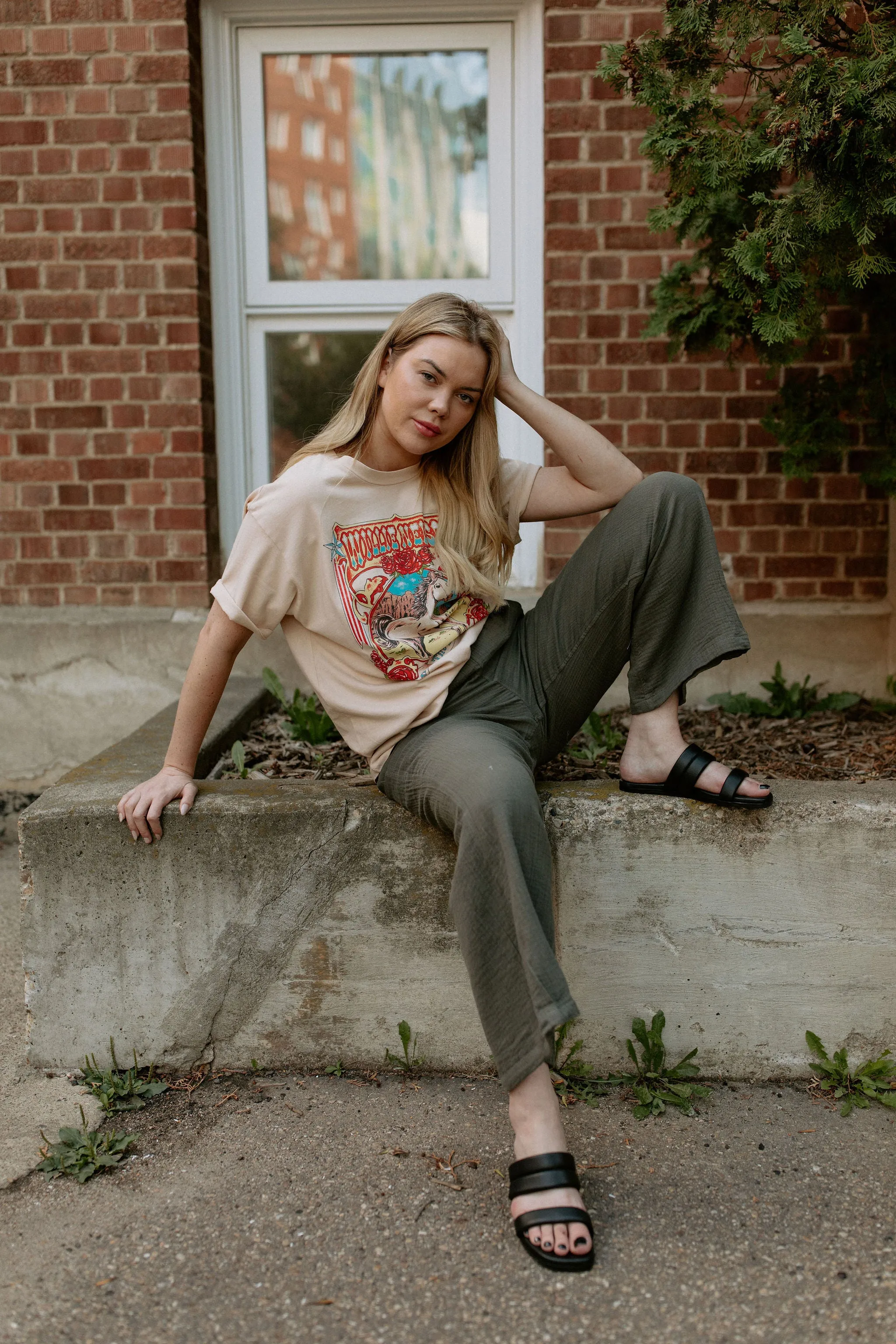 The Willie Nelson On The Road Again Tee by Daydreamer