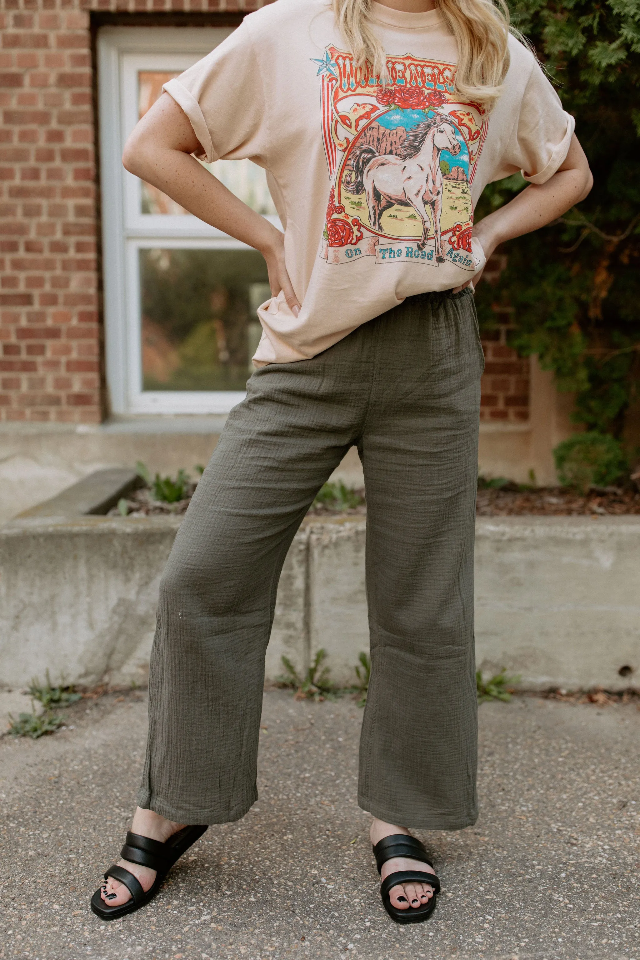 The Willie Nelson On The Road Again Tee by Daydreamer