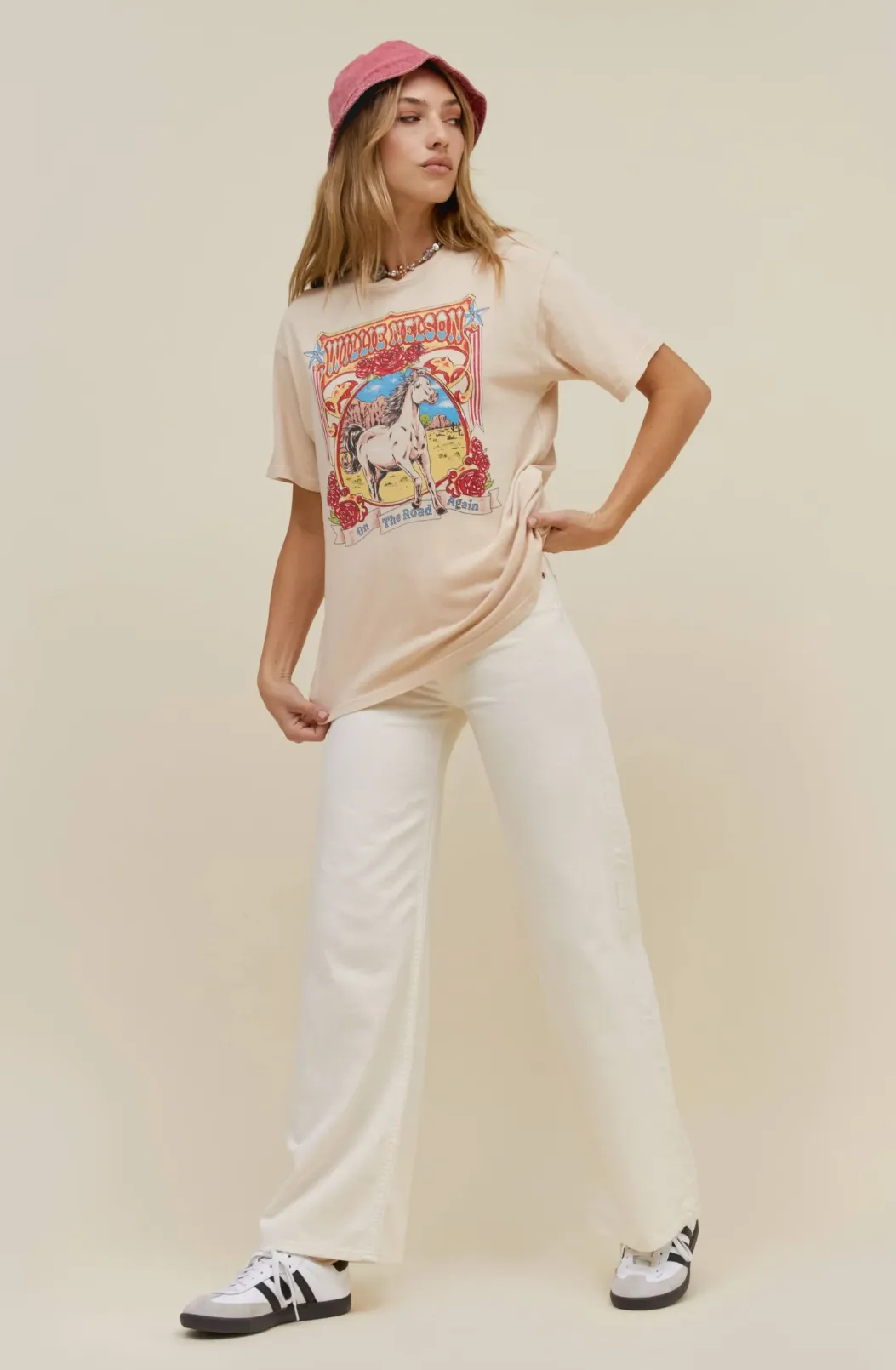 The Willie Nelson On The Road Again Tee by Daydreamer