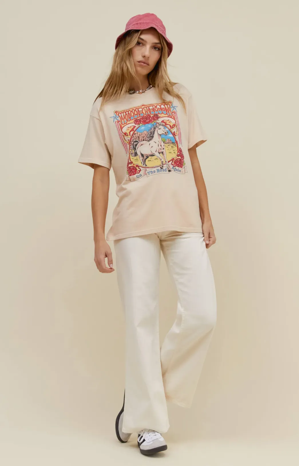 The Willie Nelson On The Road Again Tee by Daydreamer
