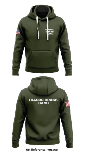 TRADOC BRASS BAND Core Men's Hooded Performance Sweatshirt - USFCbB