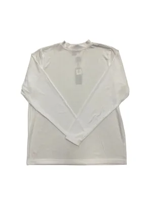Tulliano Long Sleeve Ribbed Mock Neck - White