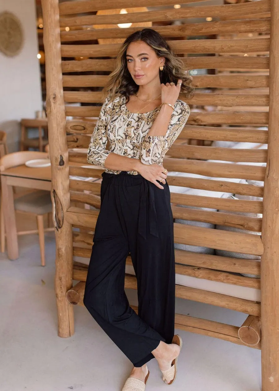 Tyler Bamboo Paperbag Pant