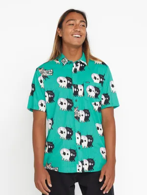 V Ent Pepper Shirt - SCRUBS GREEN