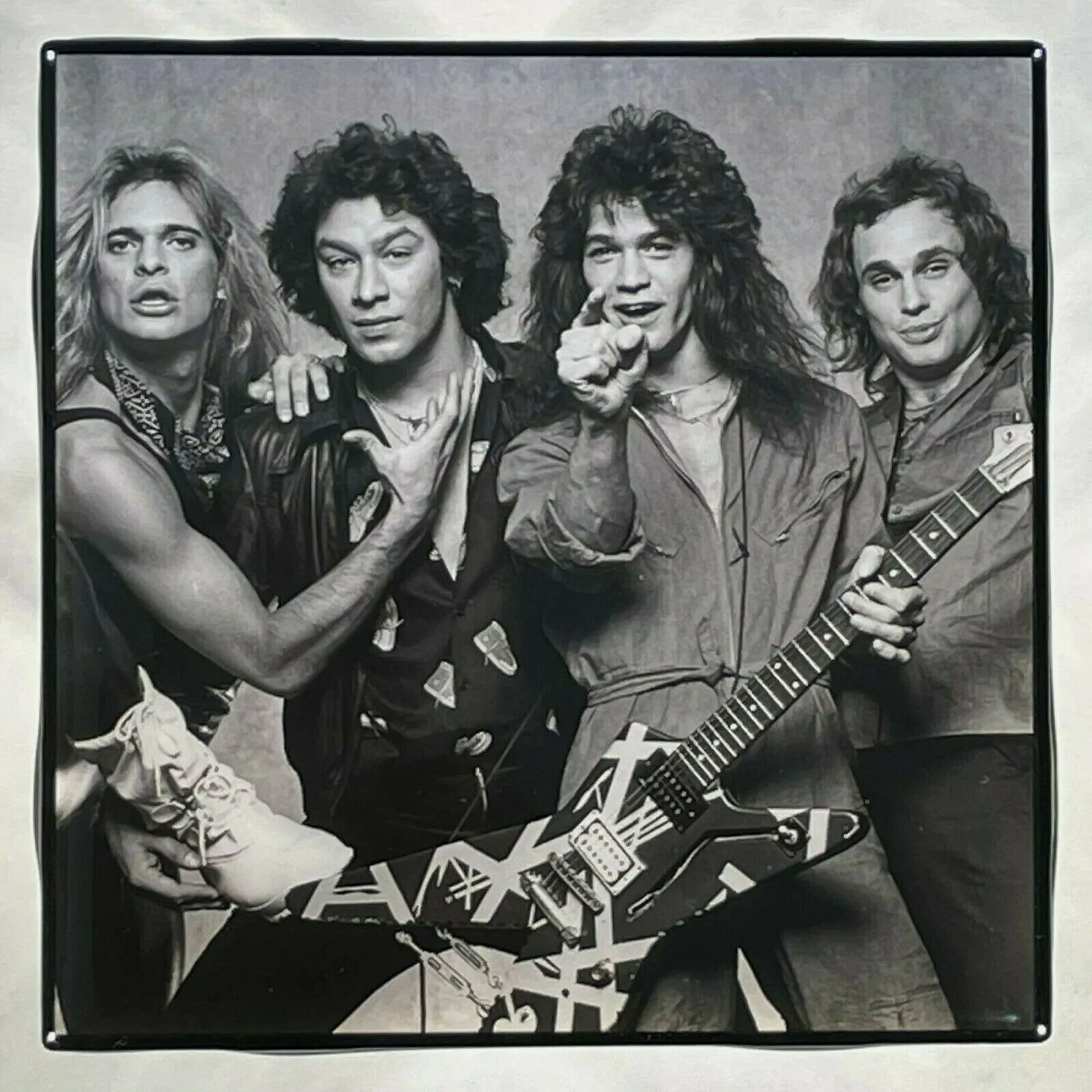 VAN HALEN Coaster Band Photo Ceramic Tile