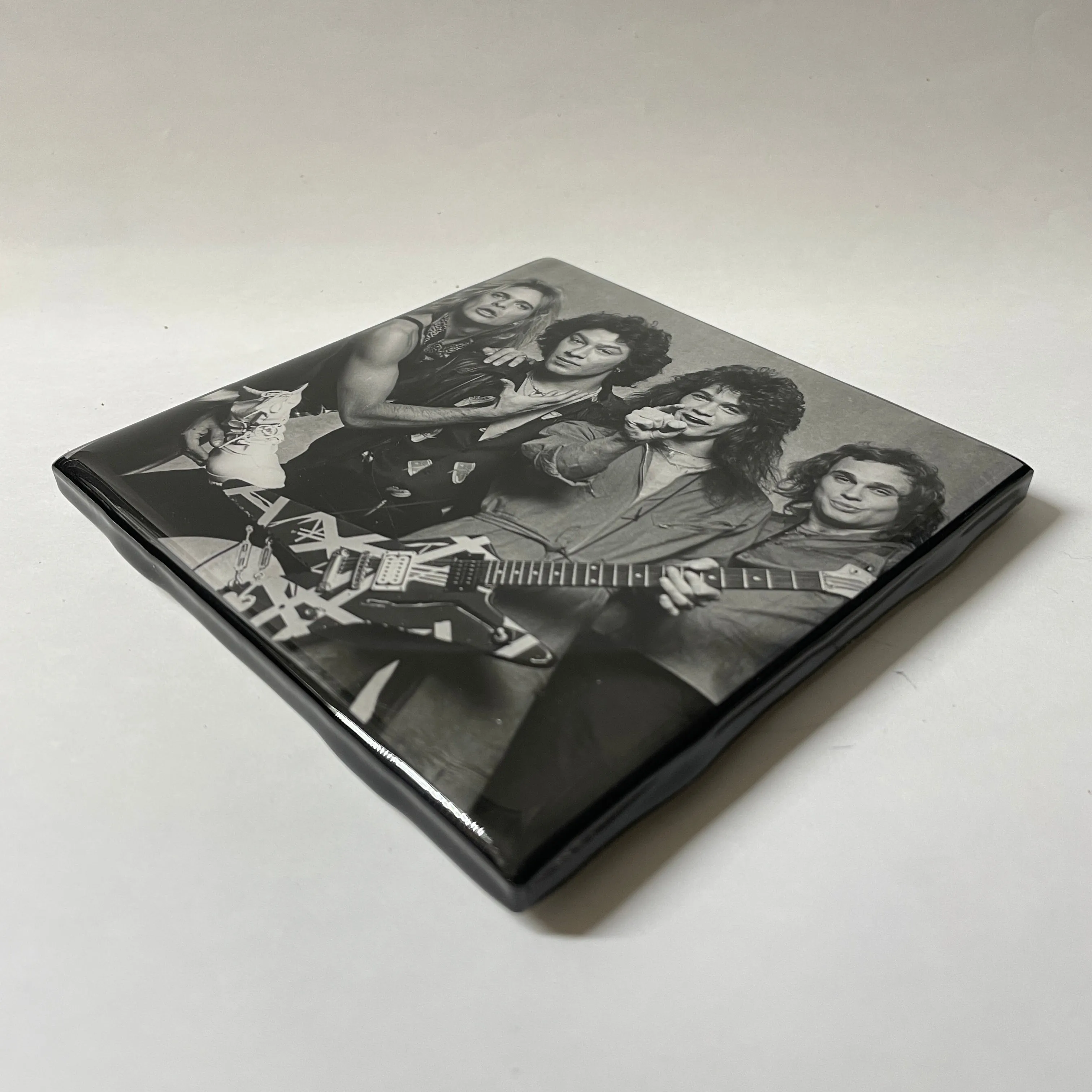 VAN HALEN Coaster Band Photo Ceramic Tile