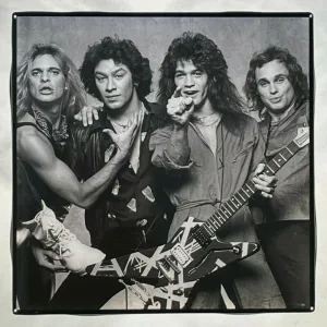 VAN HALEN Coaster Band Photo Ceramic Tile