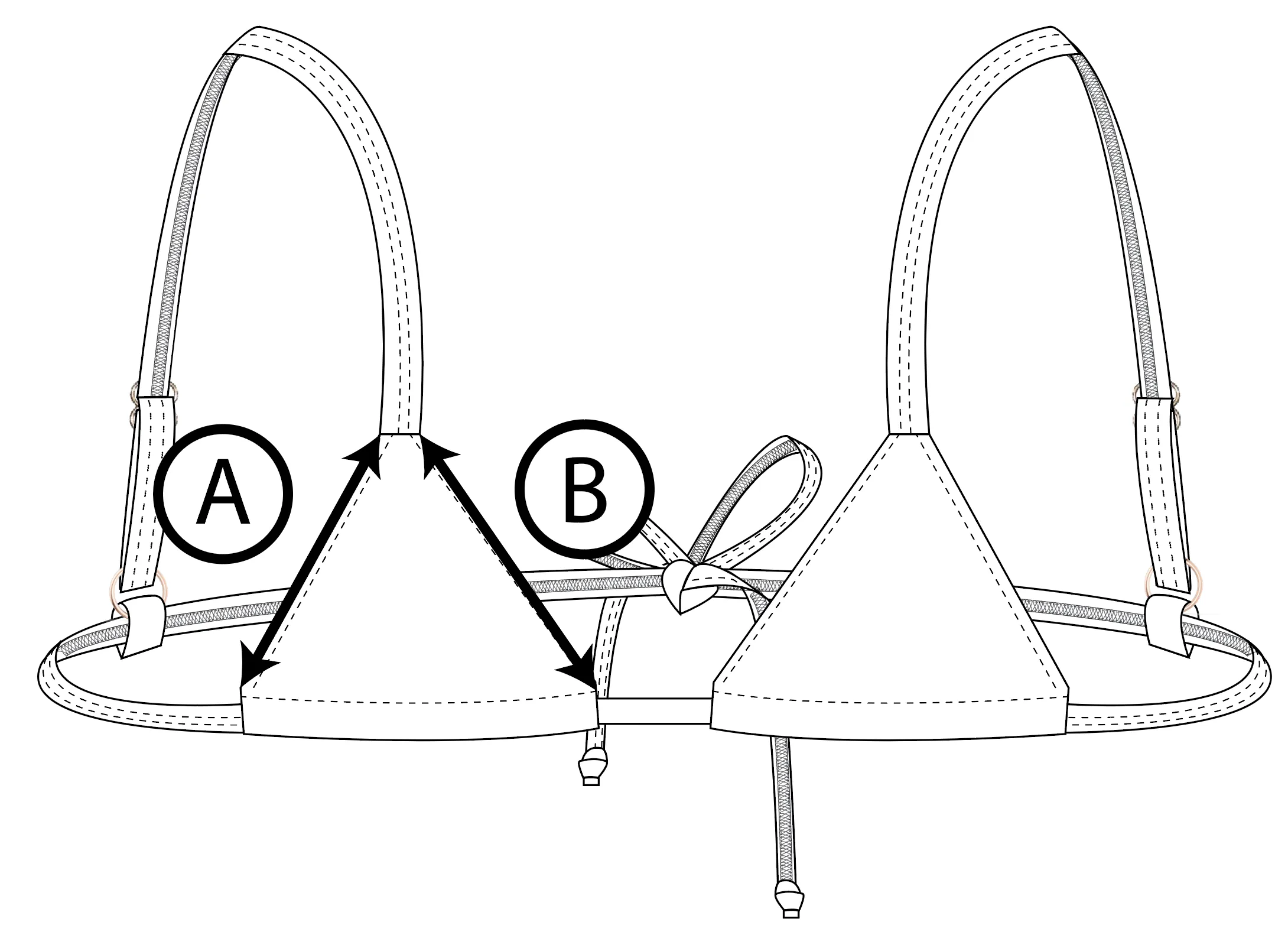 Vice 2.0 Bikini Top - Deadstock Sand Dancer