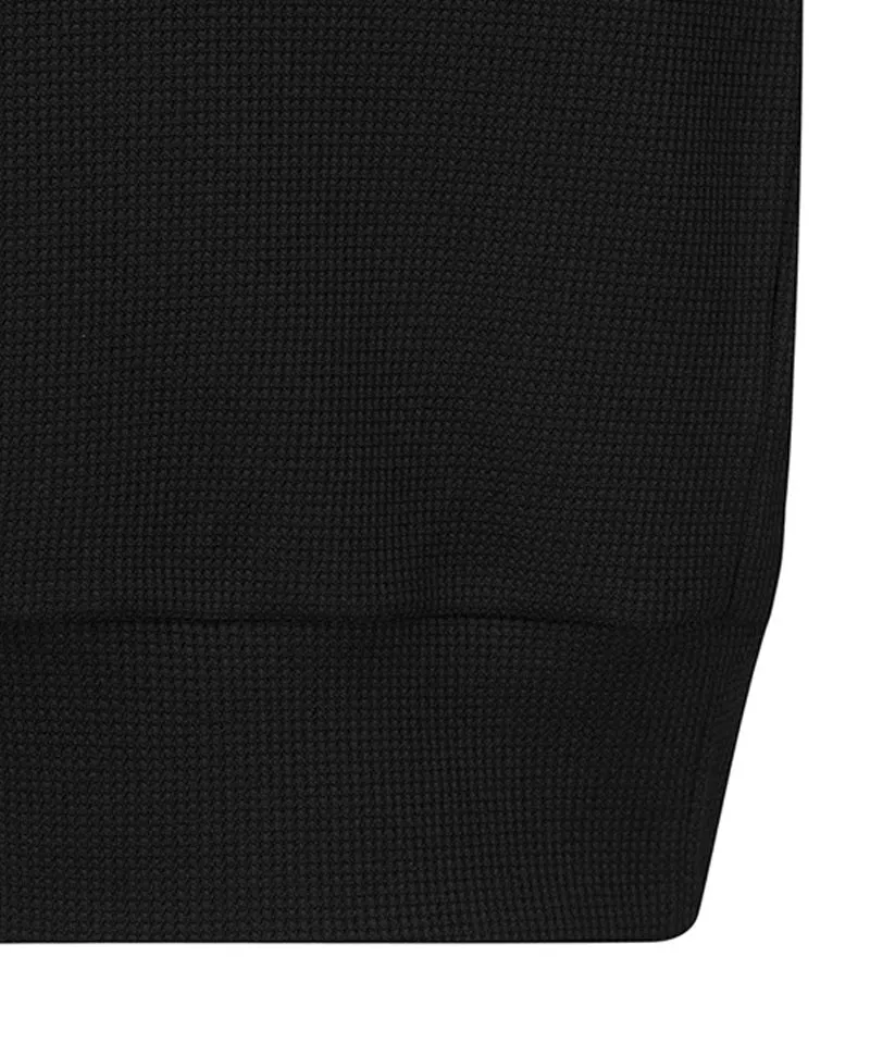 Vice Golf Atelier Women's Textured Collared Long Sleeve T-Shirt - Black