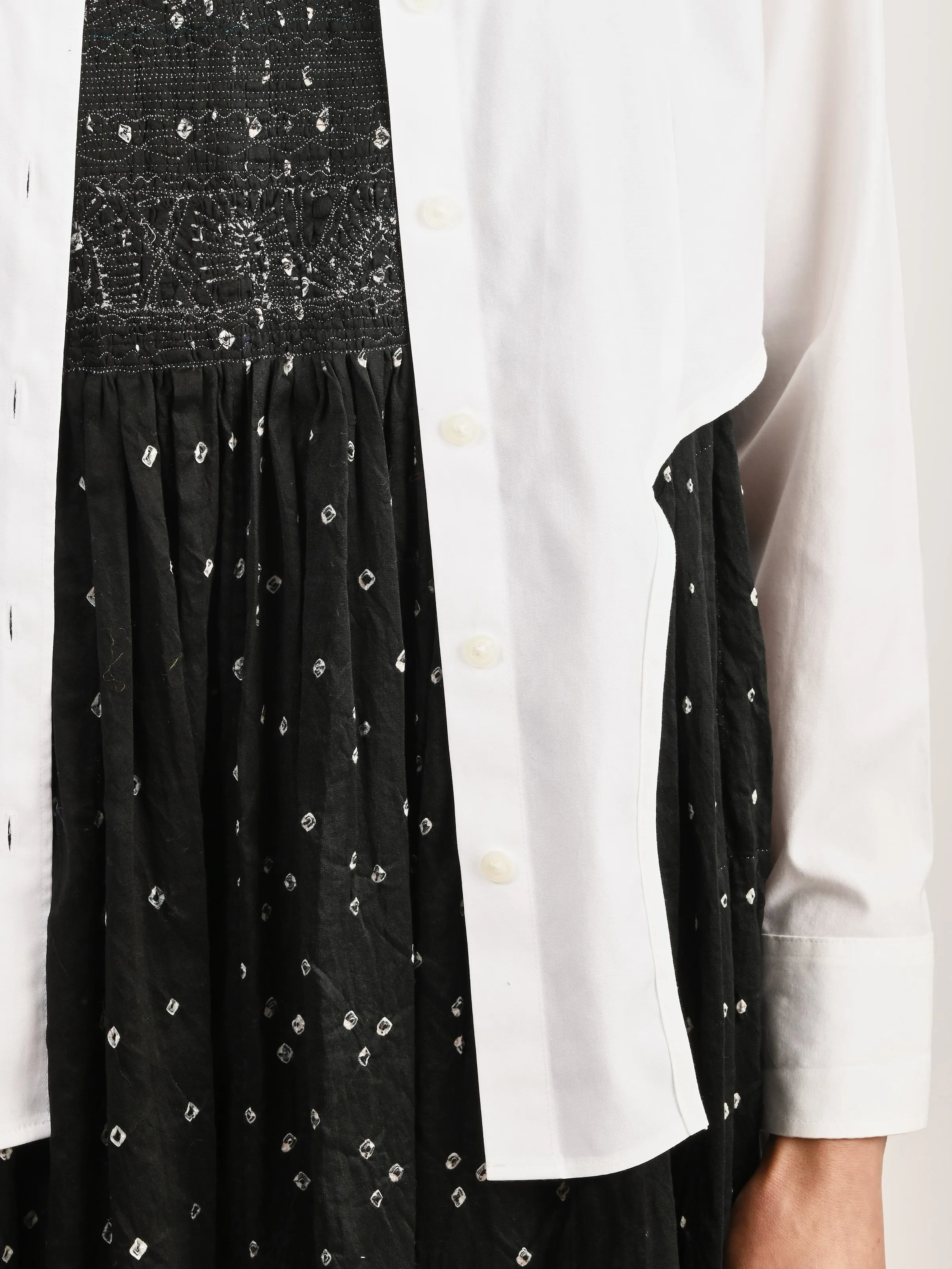 White Arch Button-Up