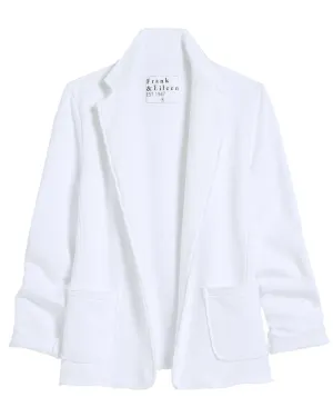 White Dublin Knit Blazer