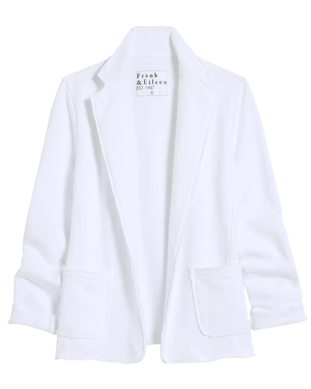 White Dublin Knit Blazer