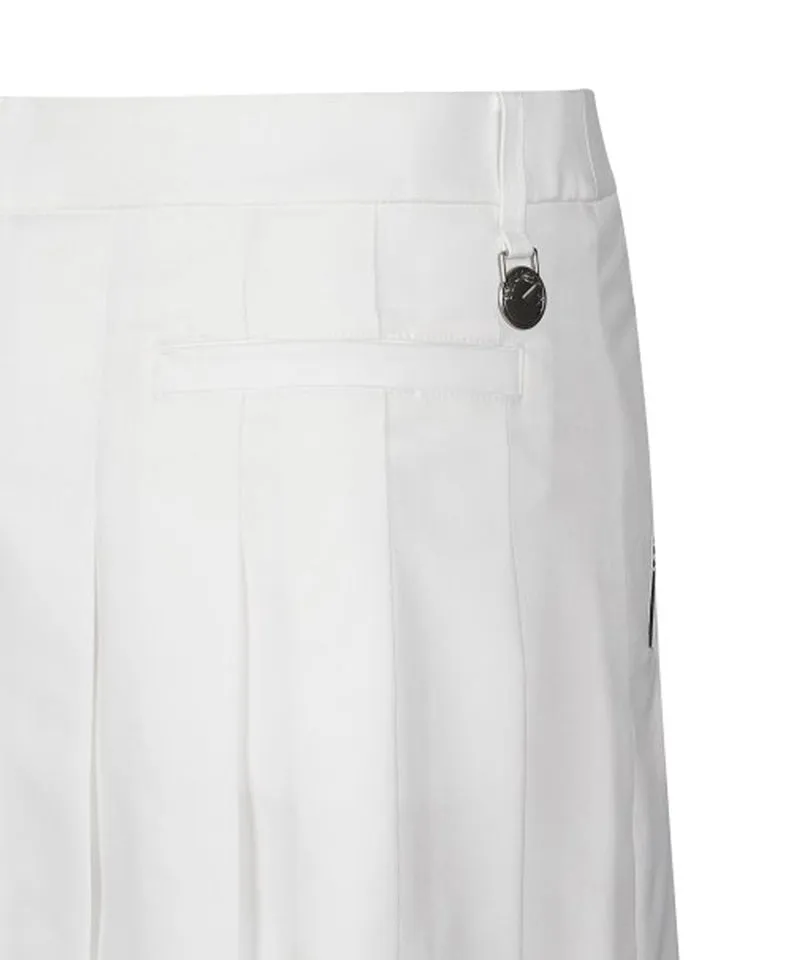 WideAngle: To Side Pleated Culotte L - Off-White
