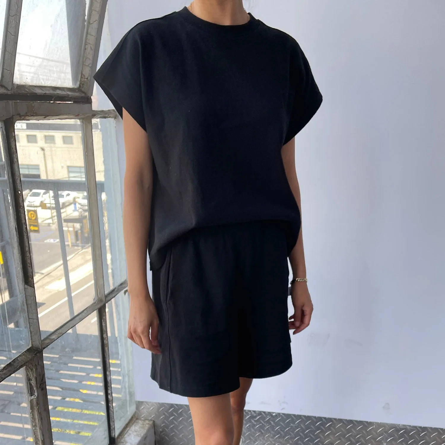 Women's Cotton Jeanne Tee - Black