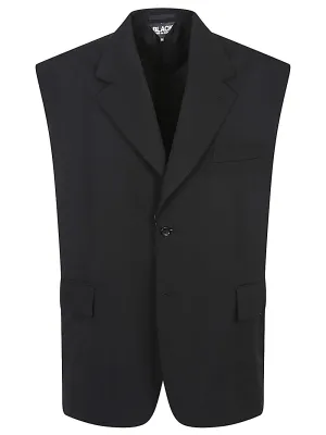 Wool sleeveless jacket