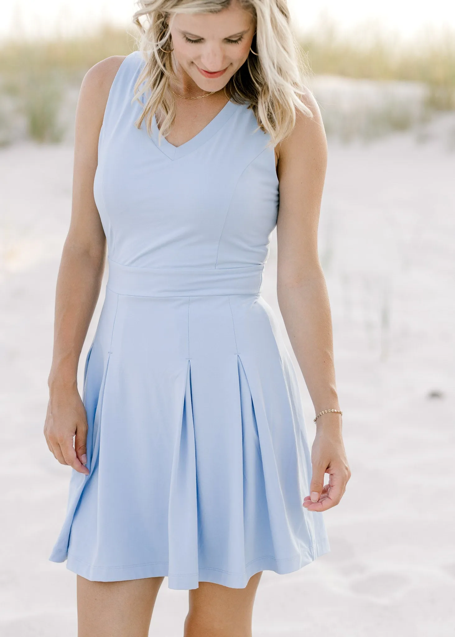 X Pastel Blue Golf Dress