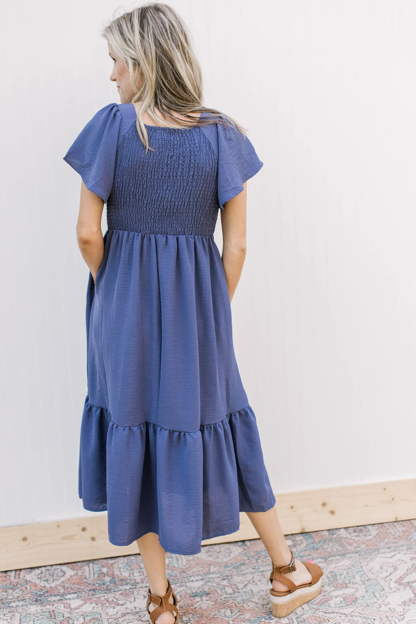 X Perfect Cobalt Dress