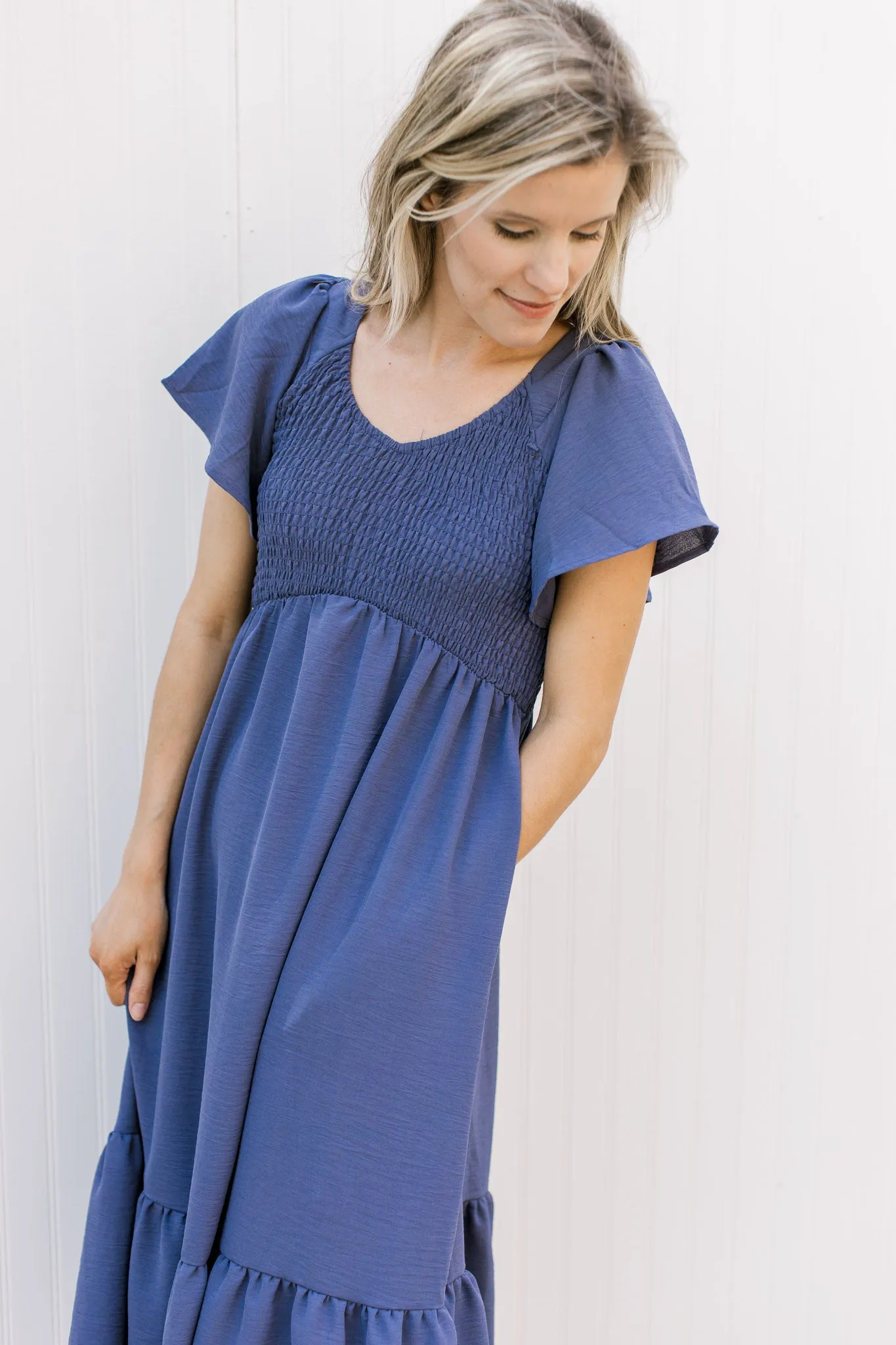 X Perfect Cobalt Dress