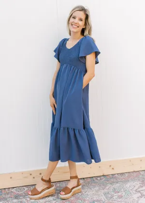 X Perfect Cobalt Dress