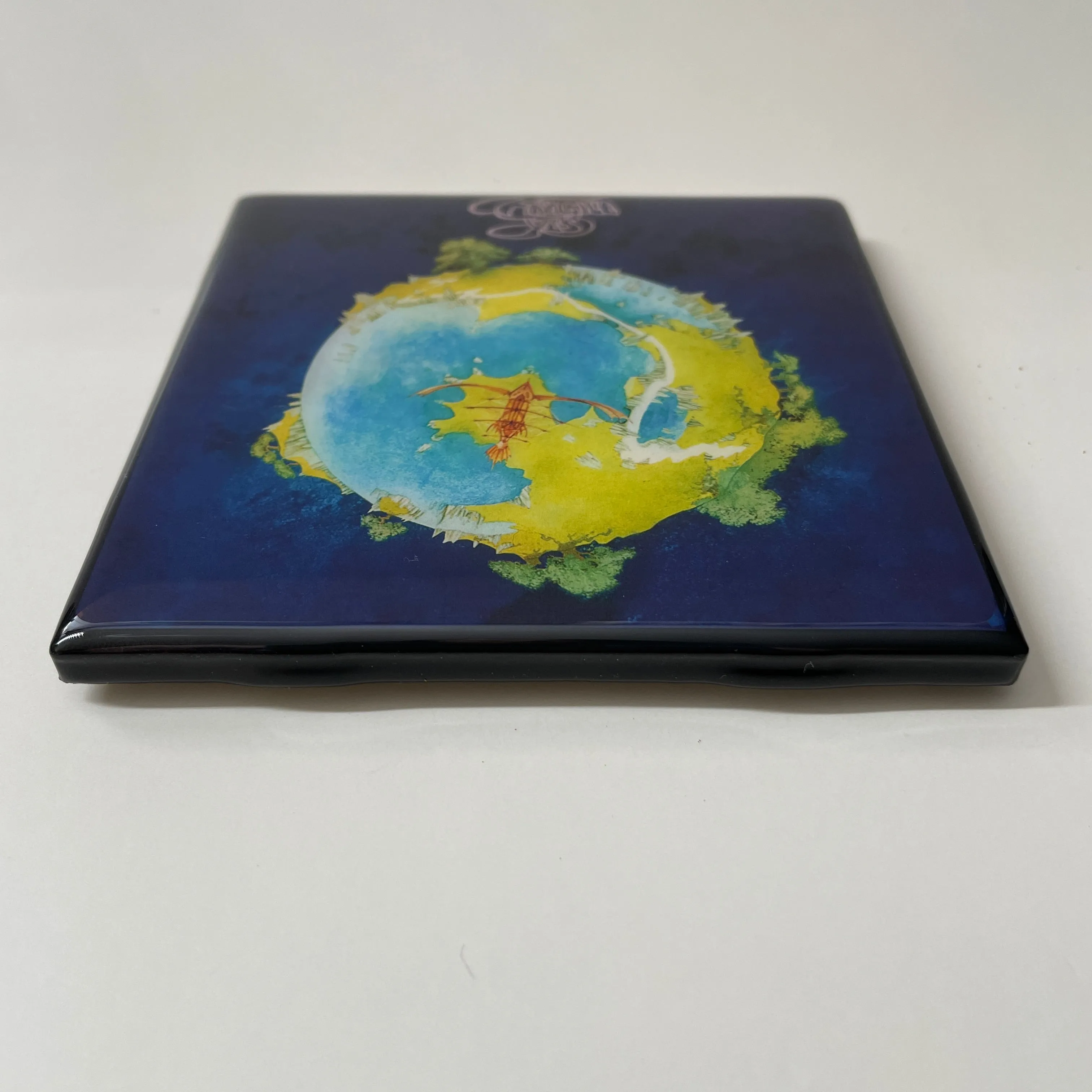 YES Fragile Coaster Custom Ceramic Tile